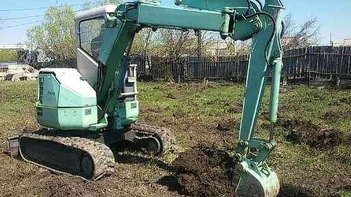 Услуги мини-экскаватора, ямобура