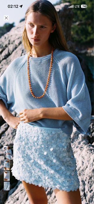 Нарядная юбка ZARA