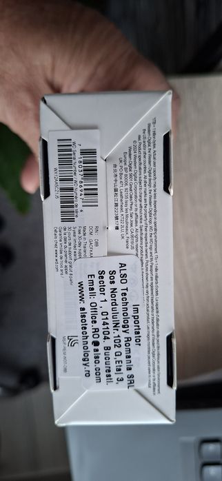 HDD Extern NOU sigilat WD My Passport 2 TB garanție 2ani