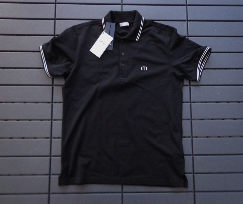 Мъжка  тениска от  Dior Black CD Logo