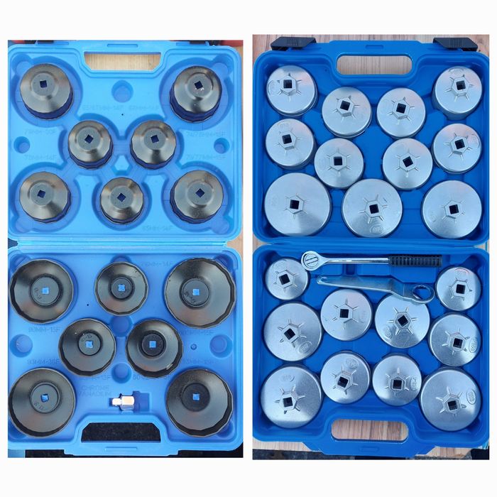 Комплект чашки за маслени филтри.Комплект за накладки,спирачни бутала