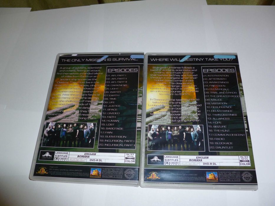 Stargate Universe (2009) -  2 SEZOANE DVD-USB