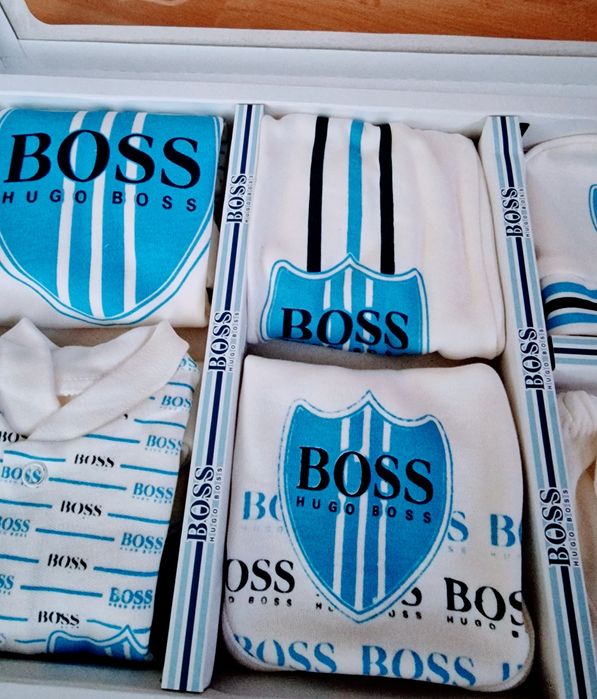 Set bebe 7 piese,bumbac,import Italia