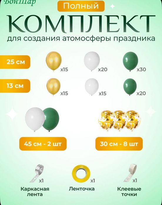 набор воздушных шаров