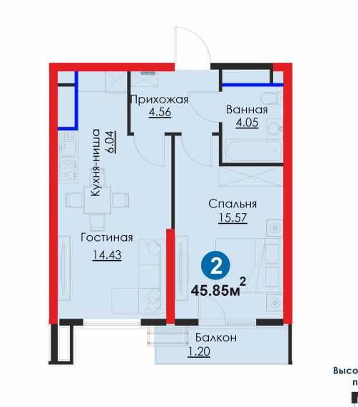 Новостройка 2ком Квартира Рисовый Узбум Фергана Йули / SANAT от NRG-BI