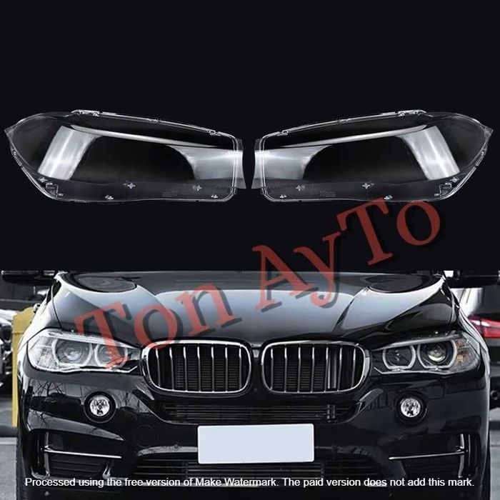 Стъкла Капаци Фарове БМВ BMW X5 F15 / X6 F16 2013 - 2019 Стъкла Фарове