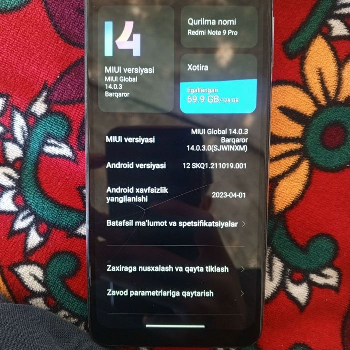 Redmi Note 9 Pro