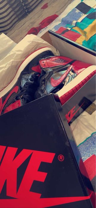 Jordan 1 high patent bred