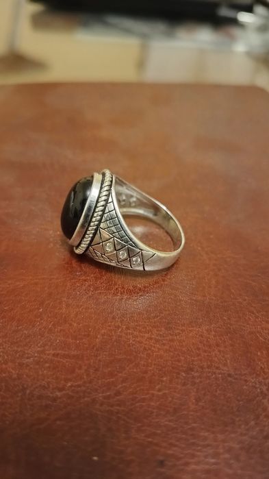 Мъжки стилен сребърен пръстен