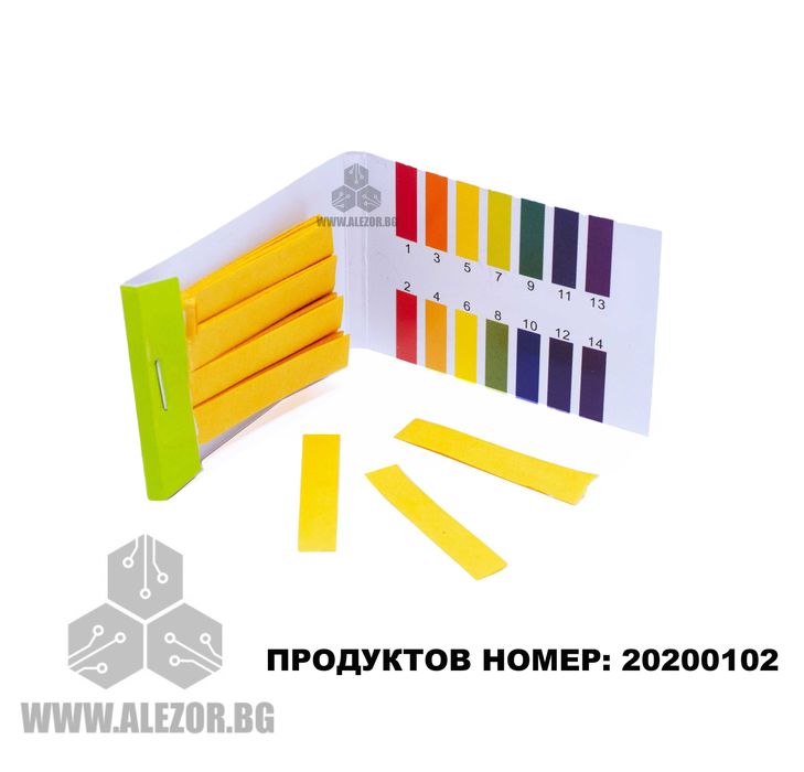 PH тест ленти - 80 бр. в комплект от 1 до 14 рН, 20200102
