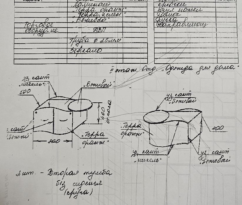 Тумбы из ламинированного ДВП