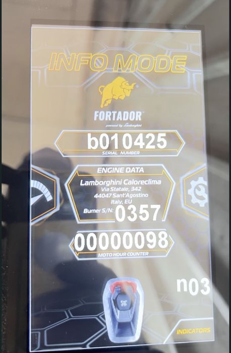 Fortador Powered by Lamborghini (generator abur cu injectie extractie cu abur)