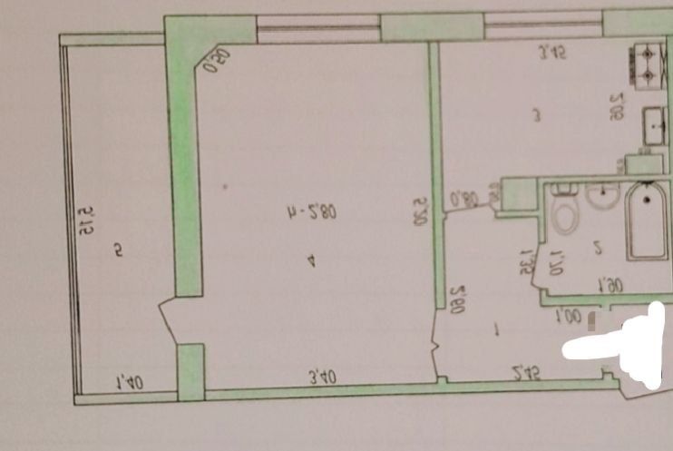 г. Ахангаран Продаётся 1ком. квартира. 4микр. 4 этаж.