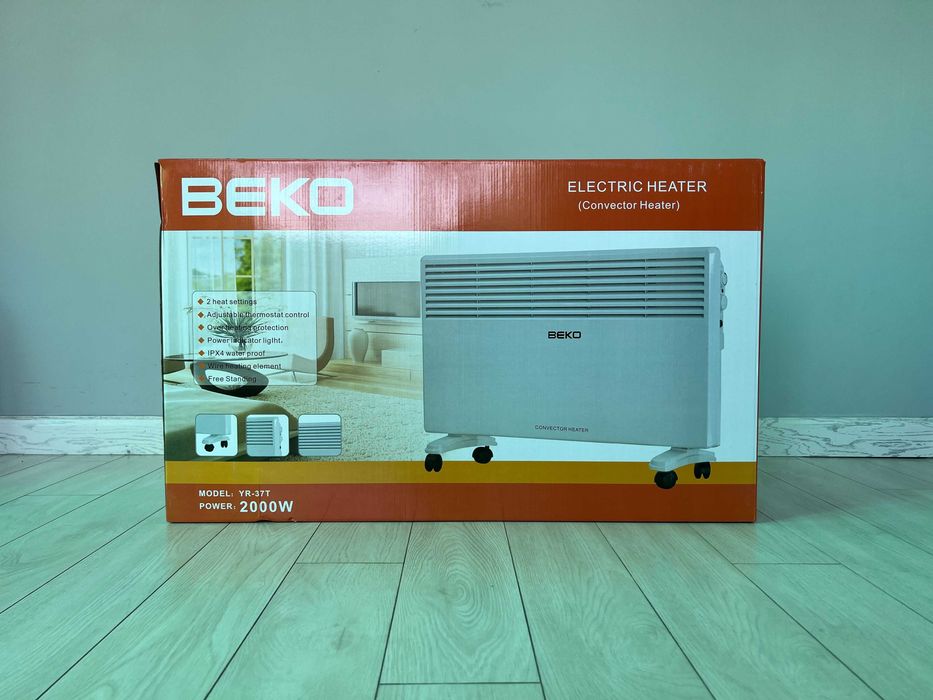 Электрический конвекционный бытовой обогреватель 2000W, ПЕЧКА