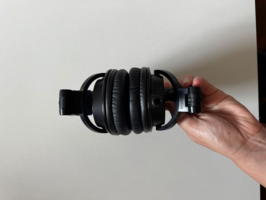 Слушалки Audio-Technica - ATH-M50X, черни + кабели