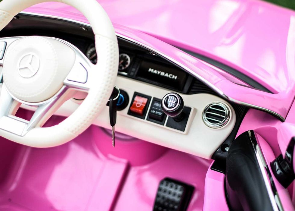Masinuta electrica pentru copii Mercedes S650 MAYBACH 12V, Pink