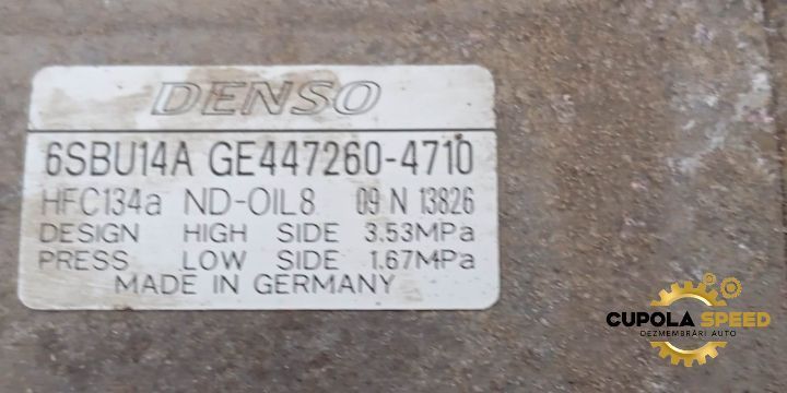 Compresor AC 2.0D 184Cp GE447260-4710 BMW X1 E84 [facelift] [2012 - 2