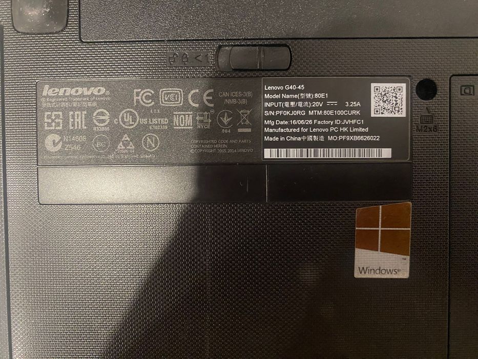 Ноутбук Lenovo G40-45