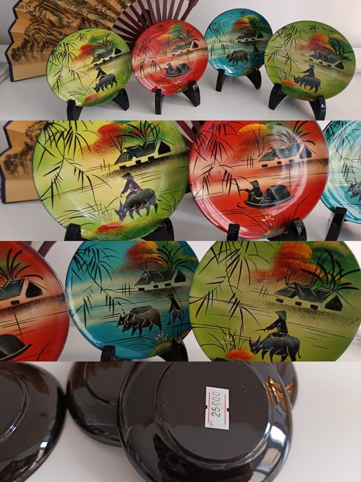 Разделители за книги от Азия, посребрени, с перла, от кожа и др. вещи