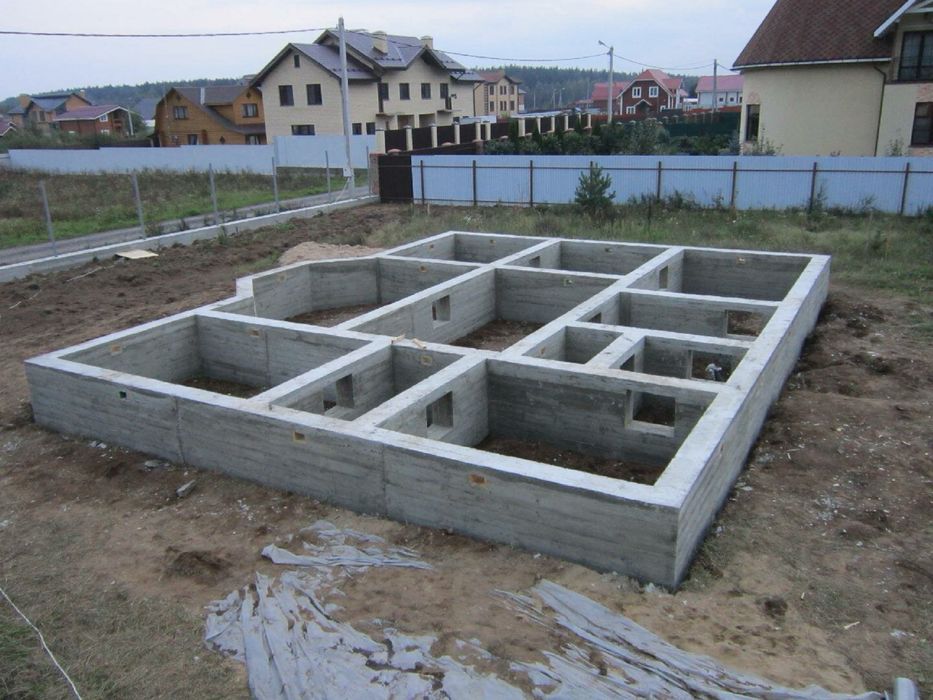 Фундамент под ключ для таунхаусов, коттеджей, вилл. Гарантия 25 лет