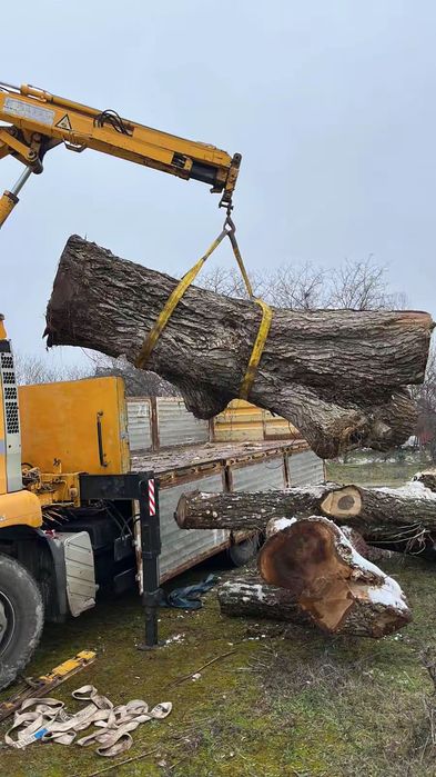 Транспортни услуги със самосвал с кран!