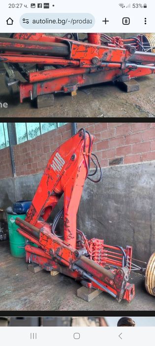 Авто кран HIAB Valmon