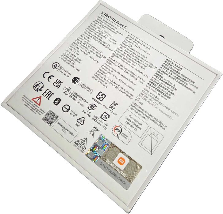 Беспроводные наушники Xiaomi Buds 5 Ceramic White