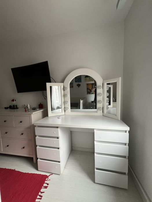 Oglinda make up lemn masiv - firma Pastel - fara masa