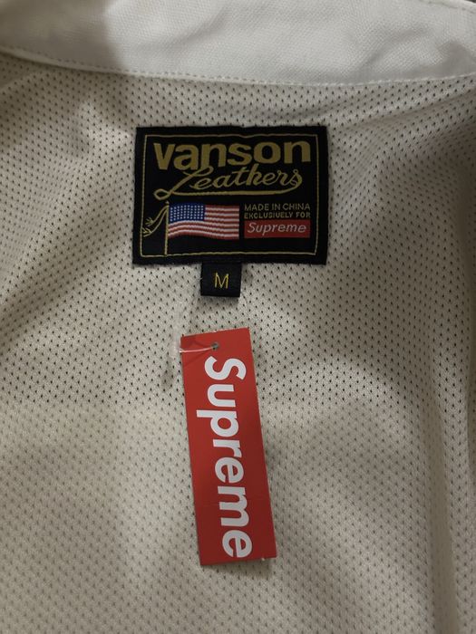 Supreme x Vanson Leathers Cordura Cotton Jacket