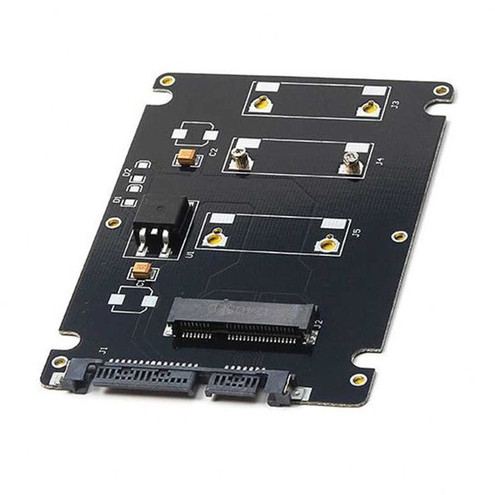Adaptor convertor SSD mSATA la SATA 3 cu carcasa / rack 2.5 inch
