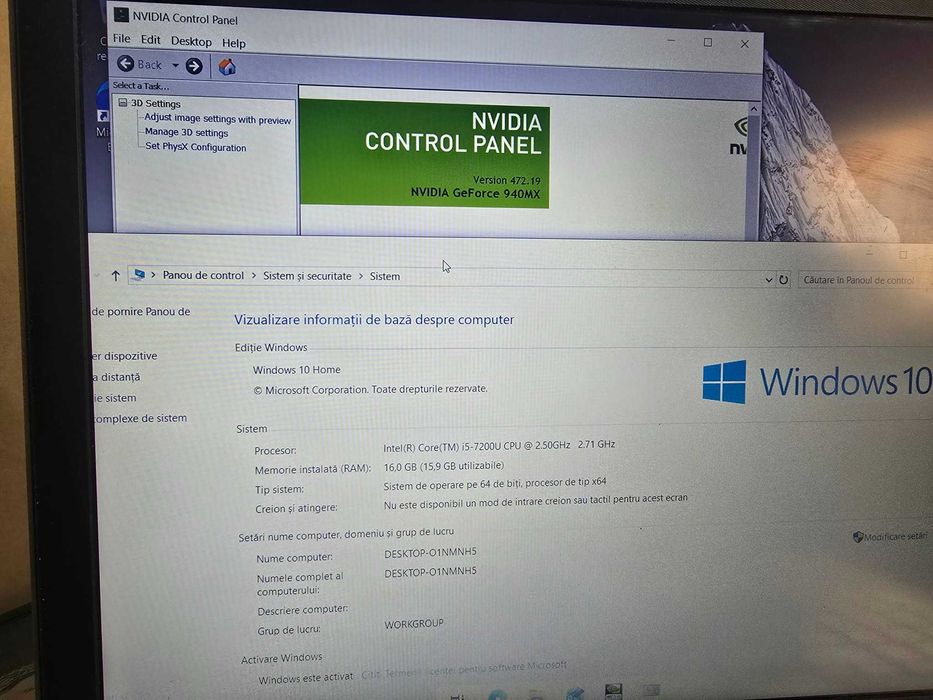 Laptop Hp Victus (Gaming) cu i5 + 16Gb Ram si video Dedicat Model 2022