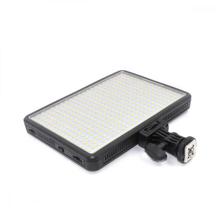 Lampa foto video LED cu acumulator, 2 filtre 3200-5600K, 28W
