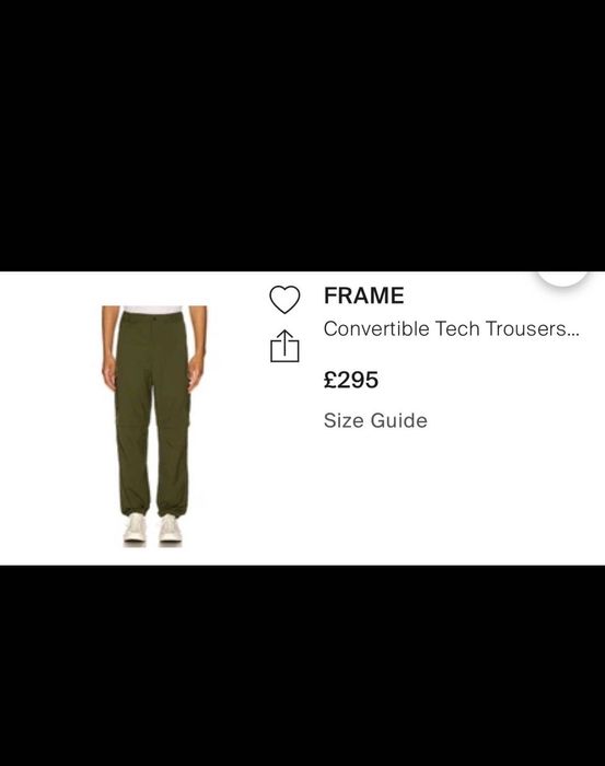 FRAME
Convertible Tech Trousers