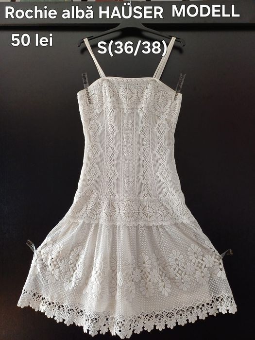 Rochii albe damă M/L( pânză topită)