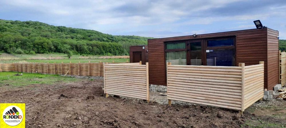 Garduri din Lemn Rotund pentru Zone Turistice si de Agrement