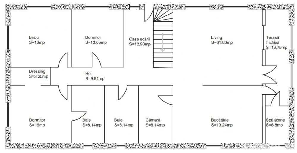 Oportunitate! Casa cu 4 dormitoare 3 bai 3600mp teren + gradina legume