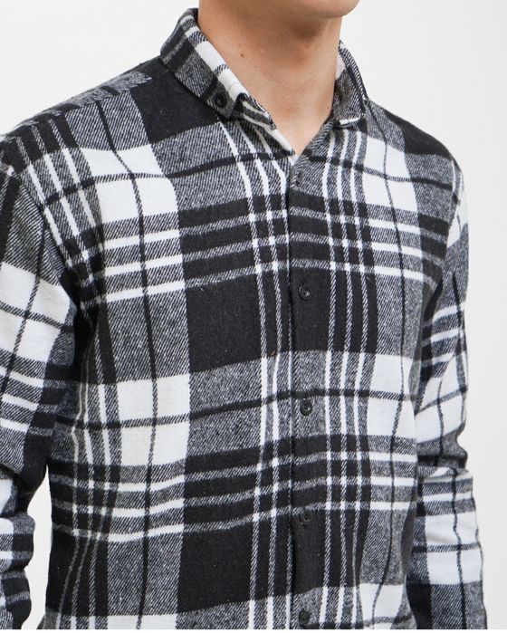 Рубашка мужская теплая