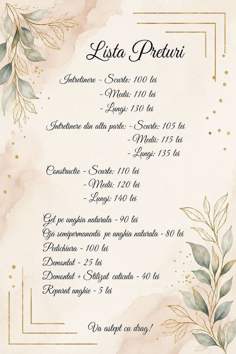 Unghii cu gel Fortuna Arad