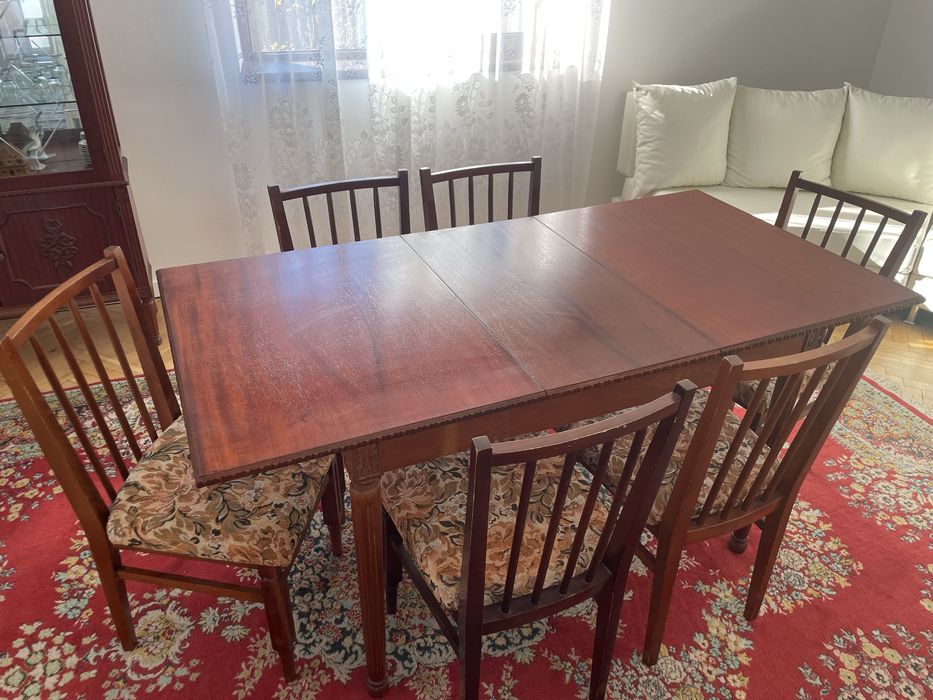 Masa extensibila 80x120-160cm din lemn masiv