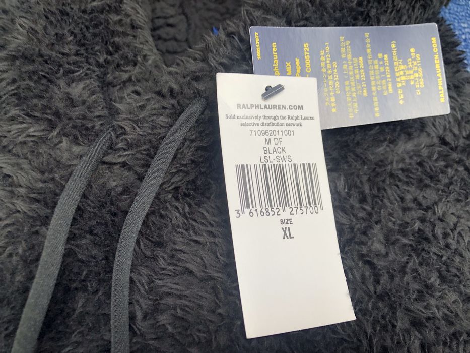 Polo Ralph Lauren Logo Pile Fleece Hoodie ОРИГИНАЛ мъжки суичър XL/2XL