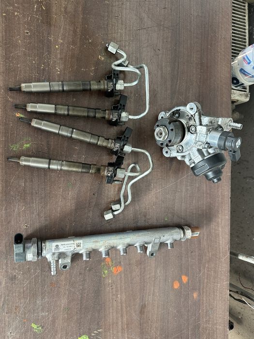 Injectie completa pompa rampa injectoare audi a4 a5 a6 q5 exeo passat tiguan golf skoda 2.0tdi cba cbb cbd caga caha