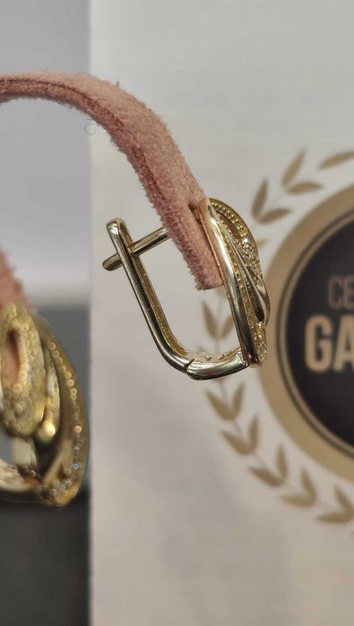 Cercei aur 14k (Iulius Mall)(B-593) Garantie 2 ani!