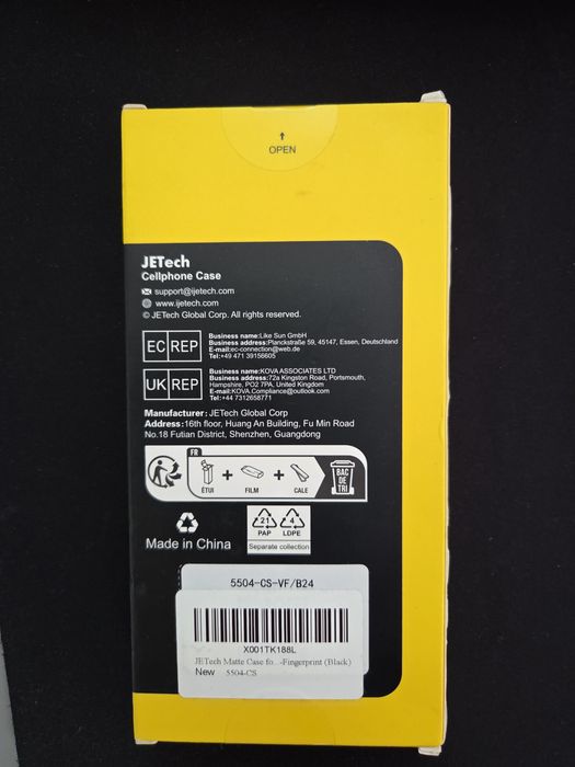 Husa IPhone 15 neagră mat