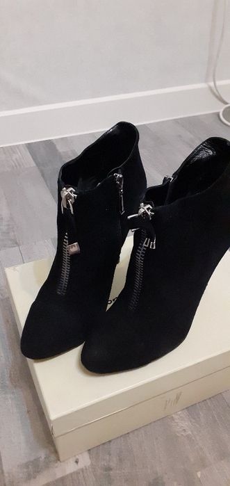 Ботильоны замша, весна-осень