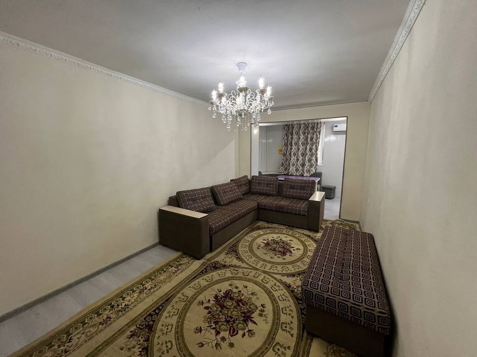 Сдается 3x комнатная квартира
C  обстановкой в горде Алмалыке