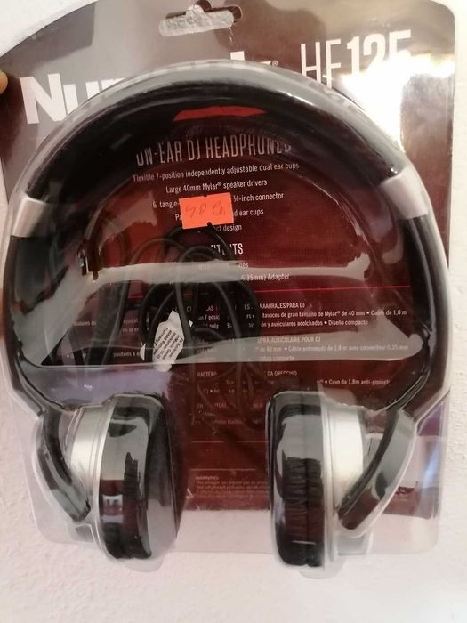 Casti Numark - HF125, DJ, negru/argintiu