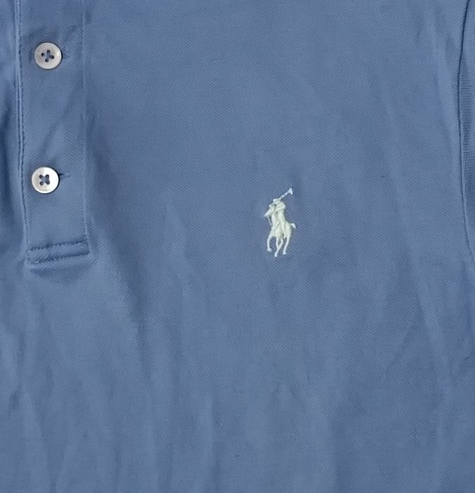POLO Ralph Lauren оригинална тениска S памучна поло синя фланелка