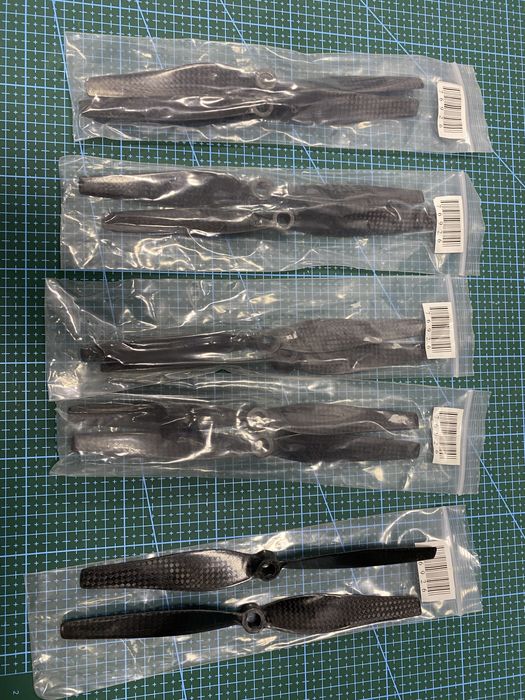 Set elice Dji style pentru drona din fibra de carbon 8x6