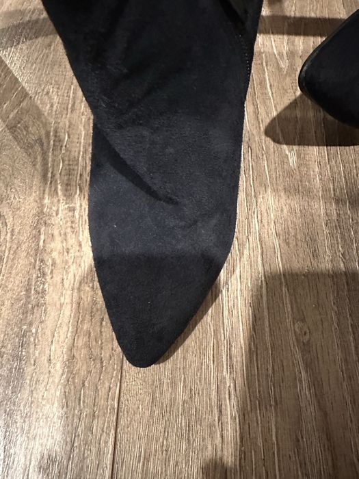 Cizme peste genunchi piele integral 36