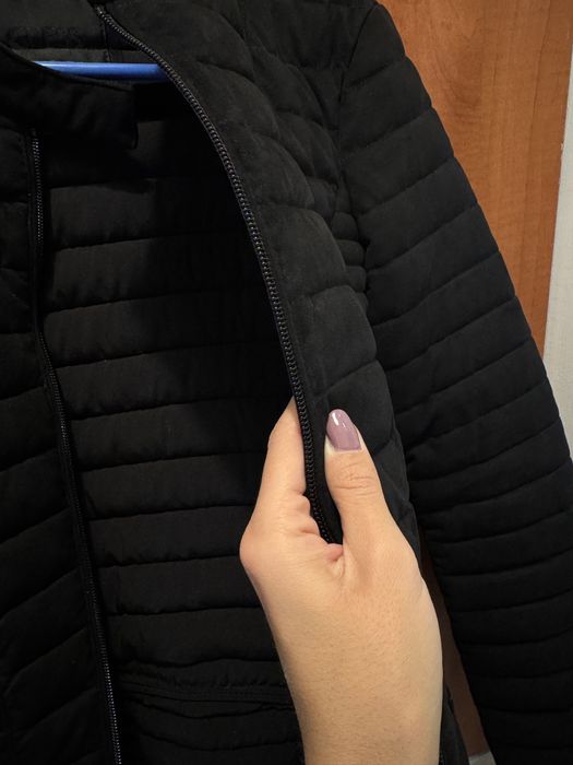 Geaca Jacheta Guess dama XS/S negru catifea